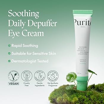 Crème contour des yeux sans parfum à la centella - PURITO - 30ml