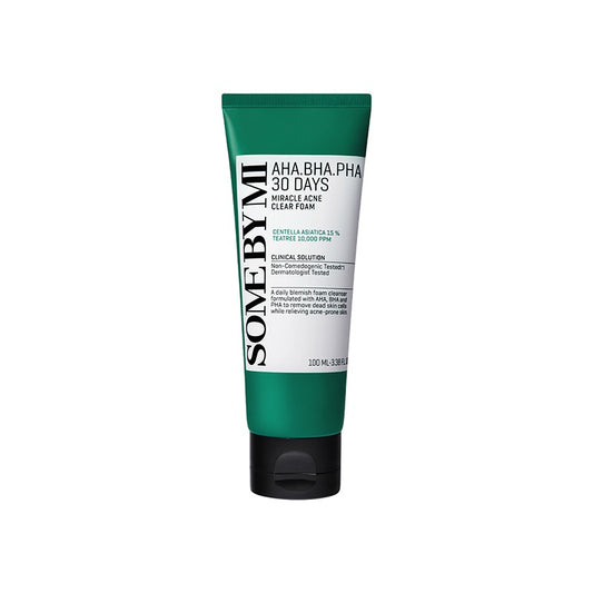 Mousse nettoyante anti-acné 30 days miracle AHA,BHA, PHA - SOME BY MI - 100ml