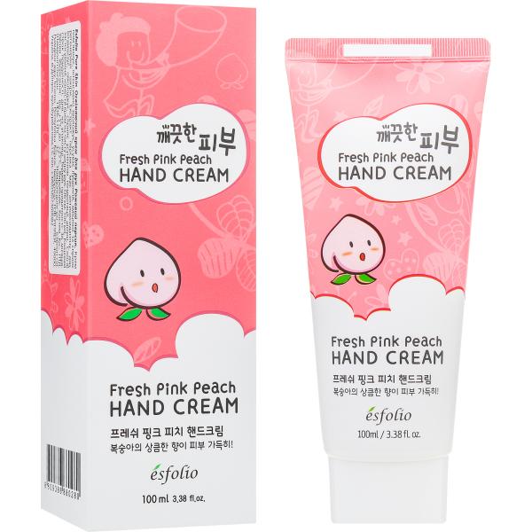 Crème pour les mains à la pêche rose - ESFOLIO - 100ml